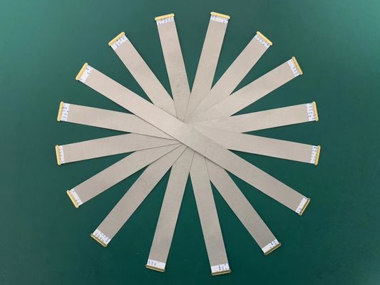 Vật liệu cách nhiệt PET 0.5mm Cáp FFC phẳng UL20624 80c 60v 20 Pin FPC Ribbon Cable