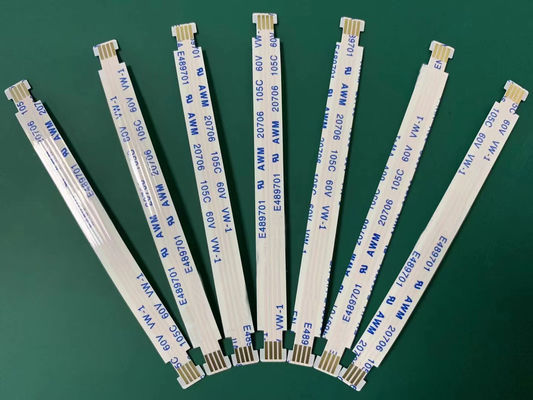 vật liệu cách điện PET cáp ruy băng song song 1mm 1.25mm Pitch Custom FFC Cable