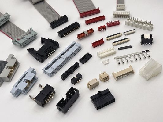 Micro Match Connector Flat Electrical Wire IDC UL2651 Cáp ruy băng phẳng màu đỏ