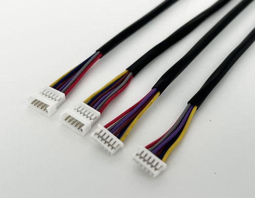 UL1007 Bộ lắp ráp dây chuyền dây 2 pin 6 pin 8 pin Bộ lắp ráp cáp điện tùy chỉnh