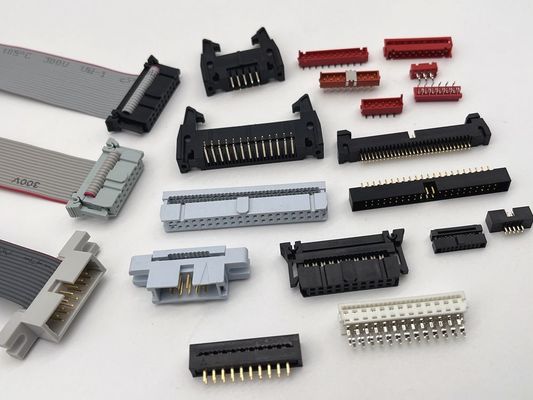 8 pin 10 pin nam Bộ cáp phẳng IDC dây chuyền cáp đỏ Micro Match Connector