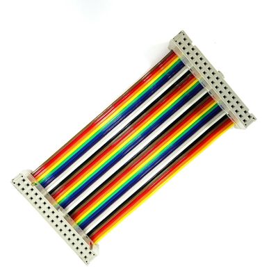 D Sub 9 Pin Cáp điện phẳng 28AWG Cáp dây chuyền RS232
