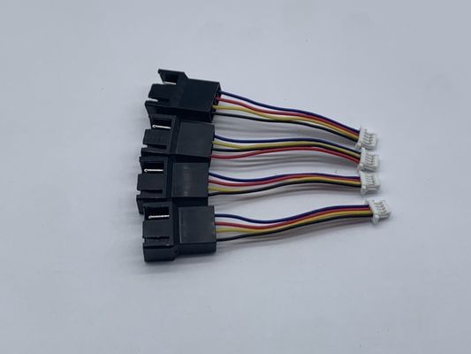 Tùy chỉnh JST SM2.5 4 Pin To JST SH1.0 4 Pin Wire Harness Với Conductor Tin Plated