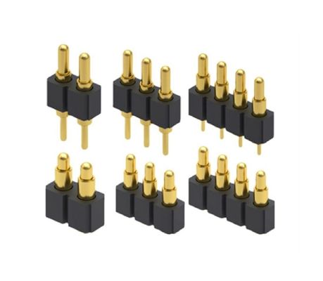 2.0mm Pitch H2.5mm Male Pogo Pin Connector cho PCB hai hàng 20pin thẳng