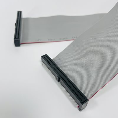 10 - 64 Pin Cáp phẳng 1.27x2.54mm Pitch IDC Connector Cáp băng phẳng
