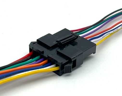 Tùy chỉnh JST SM2.5 8 Pin Connector Electrical Wire Harness Assembly ul1007 24awg