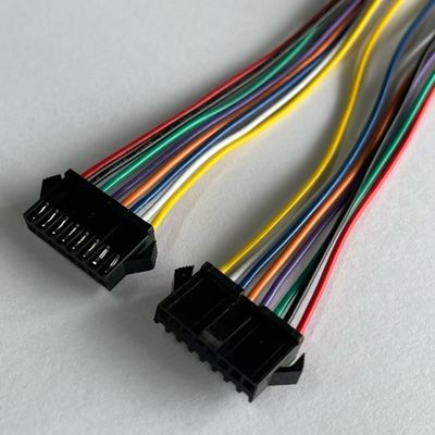 Tùy chỉnh JST SM2.5 8 Pin Connector Electrical Wire Harness Assembly ul1007 24awg