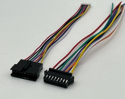Tùy chỉnh JST SM2.5 8 Pin Connector Electrical Wire Harness Assembly ul1007 24awg