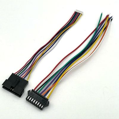 Tùy chỉnh JST SM2.5 8 Pin Connector Electrical Wire Harness Assembly ul1007 24awg