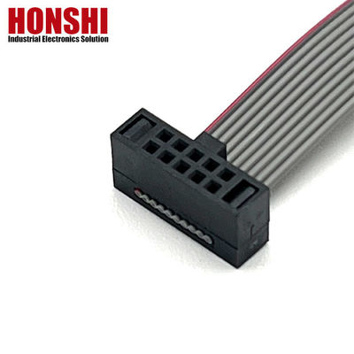10 Pin Xám Cáp Flat Connector Ribbon Pitch 1.27mm IDC Cáp 10u "Vàng