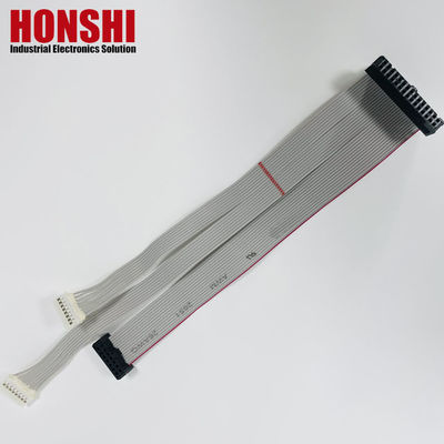 10 Pin Xám Cáp Flat Connector Ribbon Pitch 1.27mm IDC Cáp 10u "Vàng