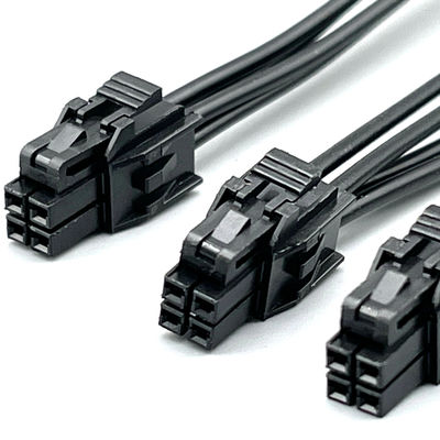 Phụ kiện dây điện theo yêu cầu của Molex Nano Fit 2.5 4 Pin Connector Electrical Wire Harness Assembly
