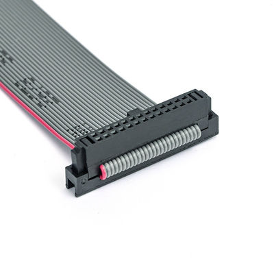 26pin IDC Flat Ribbon Cable Assembly với giải tỏa căng và 2.54mm IDC đến IDC Socket