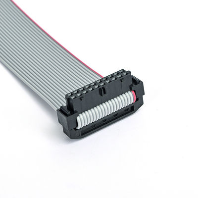26pin IDC Flat Ribbon Cable Assembly với giải tỏa căng và 2.54mm IDC đến IDC Socket