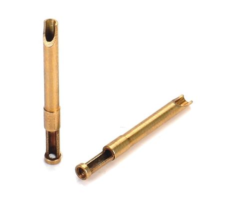 Vàng mạ đồng CNC máy móc chân cao độ chính xác đồng chân kết nối