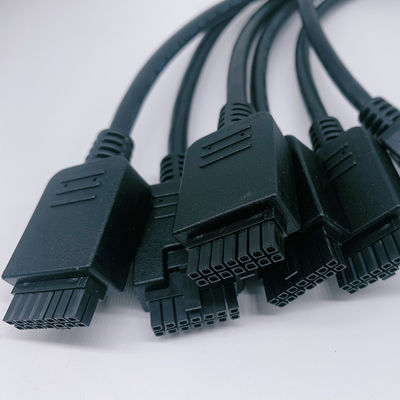 14 Pin Micro Fit 3.0 Overmolding Molded Cable Assembly UL20276 430251400 Cable PVC