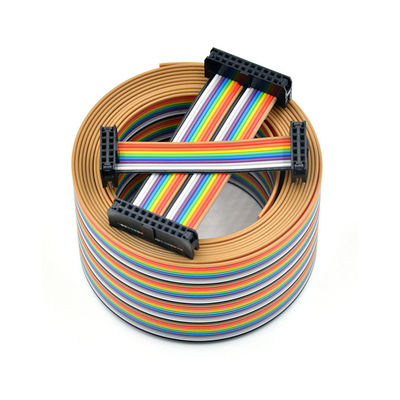 Custom 2.54mm 12 Pin Ribbon Cable IDC Socket UL2651 28AWG Bộ lắp ráp dây phẳng