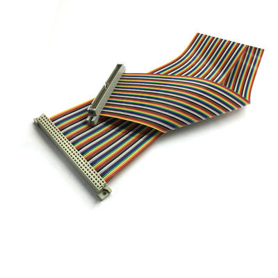 Custom 2.54mm 12 Pin Ribbon Cable IDC Socket UL2651 28AWG Bộ lắp ráp dây phẳng