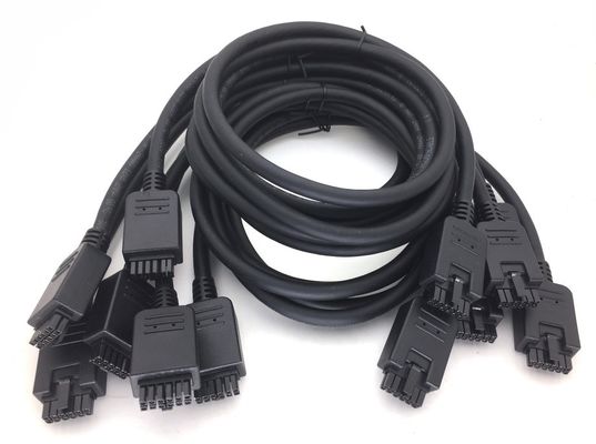 14 Pin Micro Fit 3.0 Overmolding Molded Cable Assembly UL20276 430251400 Cable PVC