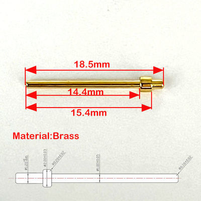 Kết nối máy móc pin 2.0x18.5mm mạ vàng pin đầu cuối đồng pin điểm liên lạc
