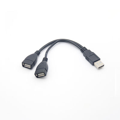 USB 2.0 Splitter A Nam đến Phụ nữ Micro B Cáp USB C Vàng cho điện thoại di động