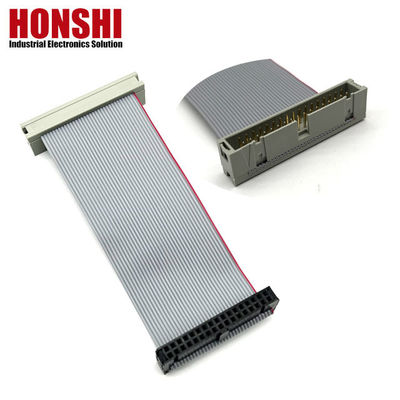 34 Pin Flat Cable UL2651 28awg 2.54mm dây băng cáp IDC Socket To Box Header