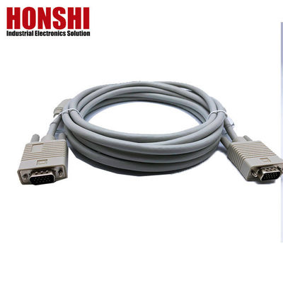 D Sub Molded Cable Assembly Electronic DB9 DB25 DB15 Cable Male To Male nữ