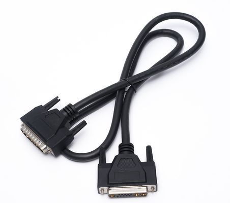 Cáp phụ tùy chỉnh D 13W3 kết nối nguồn bảo vệ DB9 DB15 Cáp nam đến nữ