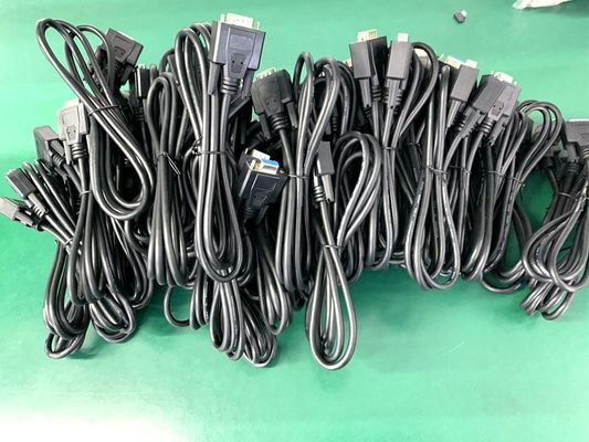 Bộ lắp ráp cáp đúc điện tử nam đến nam nữ cáp DB đến 9 chân D cáp SUB