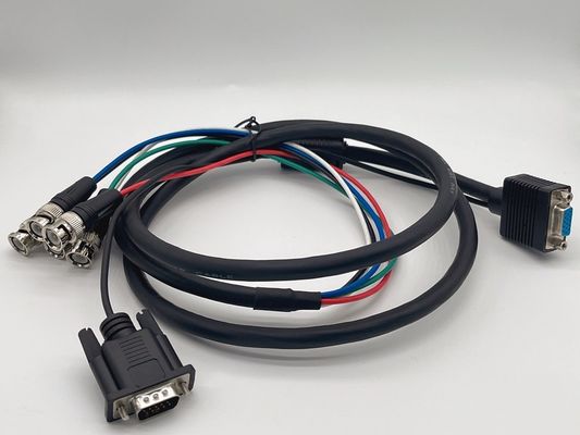 Bộ lắp ráp cáp đúc điện tử nam đến nam nữ cáp DB đến 9 chân D cáp SUB