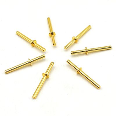 CNC máy quay máy móc chân tròn đồng chân liên lạc với vàng mạ điện năng