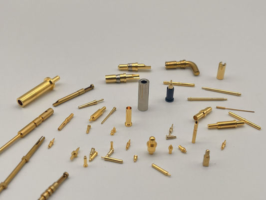 CNC máy quay máy móc chân tròn đồng chân liên lạc với vàng mạ điện năng