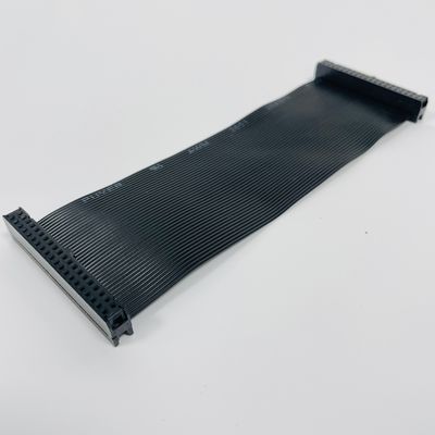 Đặt hàng tùy chỉnh 2.54mm Black Flat Cable 6 Pin - 64 Pin IDC Flat Ribbon Cable Assembly