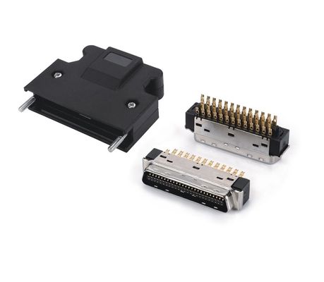 SCSI Connector 14 20 26 36 50pin Solder Male SCSI Connector với vít