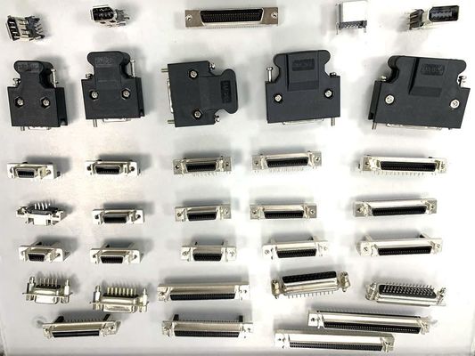 SCSI Connector 14 20 26 36 50pin Solder Male SCSI Connector với vít