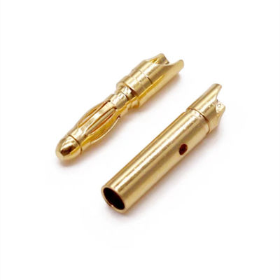 Banana Plug chính xác máy móc Multilam Pin liên lạc 4mm Solder Cup kết thúc