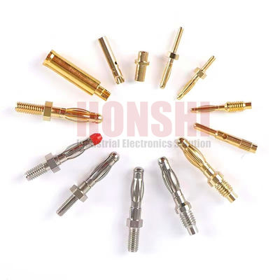 Banana Plug chính xác máy móc Multilam Pin liên lạc 4mm Solder Cup kết thúc