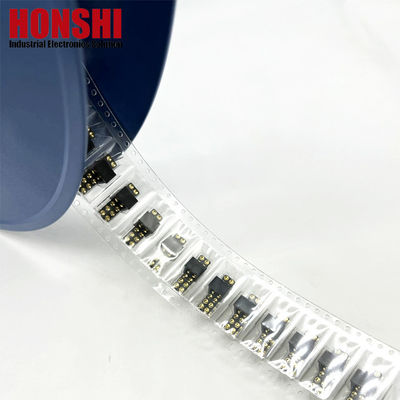 2.54mm High Current Pogo Pin Connector nữ 2x7P vàng bọc H2.5 SMT loại cho PCB