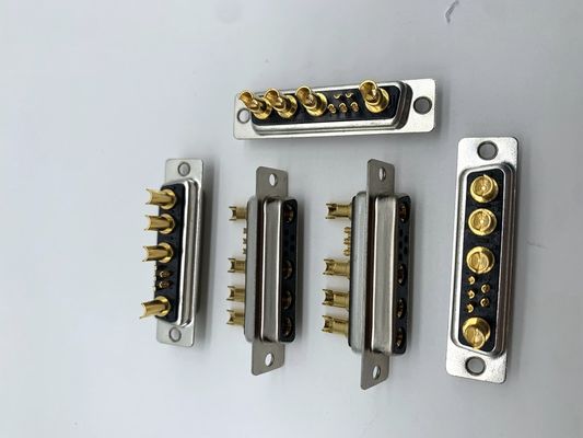 Động cơ D SUB Power Connector 9W4 nữ Solder đồng C3604 cho cáp