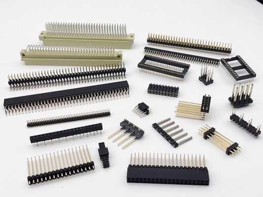 2.54mm PCB hai hàng H3.0mm 7.4mm đồng thẳng Máy tròn đầu phụ nữ kết nối