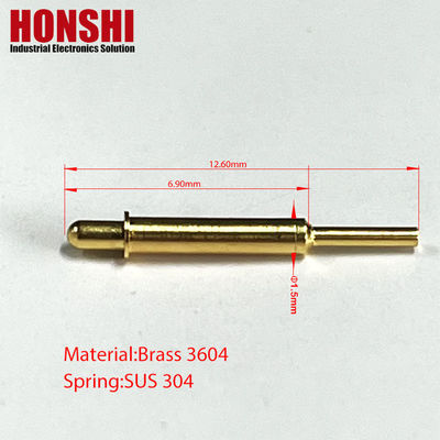Spring Force Pogo Pin Connector với chiều cao làm việc 4,9mm Dip Type Pogo Pin