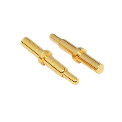 10.65mm đồng pin mùa xuân tải loại SMT kim vàng Pogo pin cho kết nối nhiệt độ