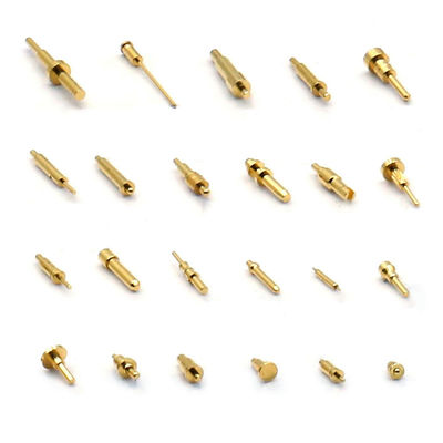 10.65mm đồng pin mùa xuân tải loại SMT kim vàng Pogo pin cho kết nối nhiệt độ