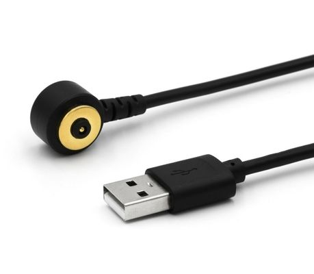Dòng điện cao 3.0a Cáp sạc USB 2 pin Bộ điều hợp điện xoay vòng Pogo Pin từ tính