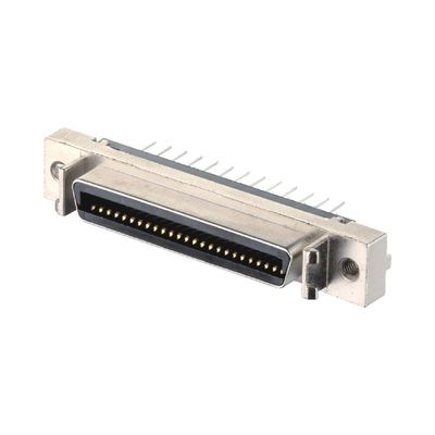 Vật liệu vỏ hợp kim kẽm 68 pin SCSI Connector Solder Type VHDCI HPCN Male