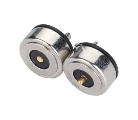 50mohm Max Contact Resistance Custom M812 Pogo Pin Magnetic Power Connector cho độ bền lâu dài