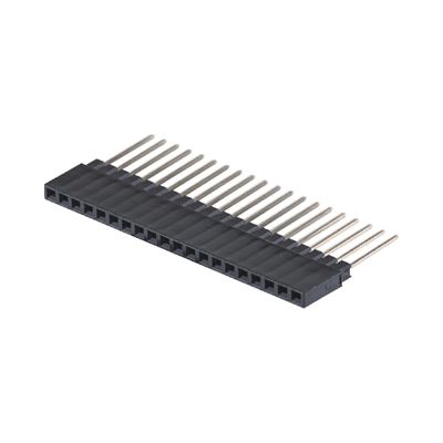 Đơn hàng 180 độ 40P phụ nữ đầu đầu kết nối 2.54mm Pitch 8.5mm chiều cao nhựa