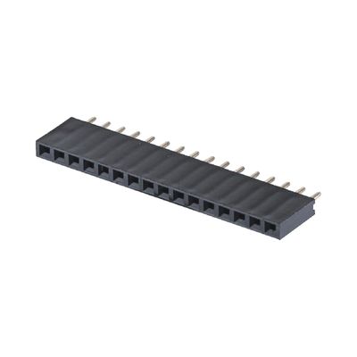 Đơn hàng 180 độ 40P phụ nữ đầu đầu kết nối 2.54mm Pitch 8.5mm chiều cao nhựa