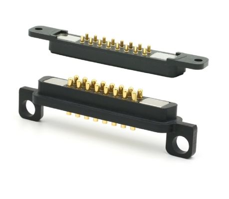 Máy kết nối từ tính 6 cực Pogo Pin 3a Nạp xuân Ống chống thấm Ứng kết nối điện