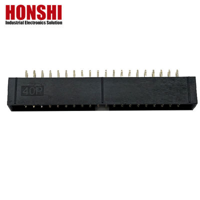 2.54mm Box Header Connector H8.8 40P Electrical Gold Plated Dual Row Connector